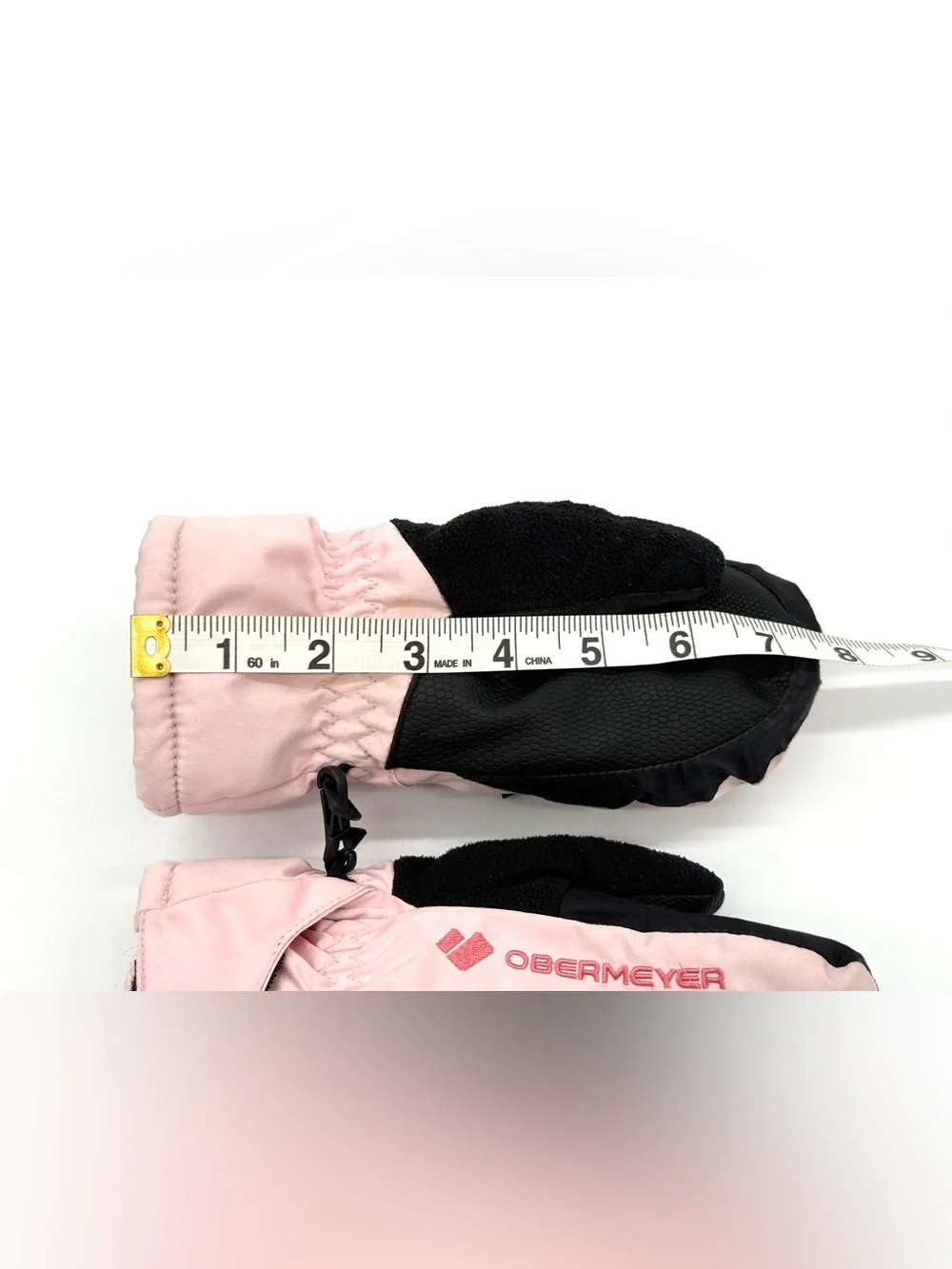 GUC Obermeyer Little Girls Gauntlet Cold-Weather Insulated Mittens in Pink L 6-7